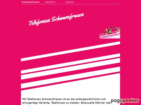 Telefonsex Schwanzfrauen